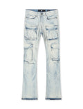 Jordan Craig Cargo Stacked Jean - Iced White