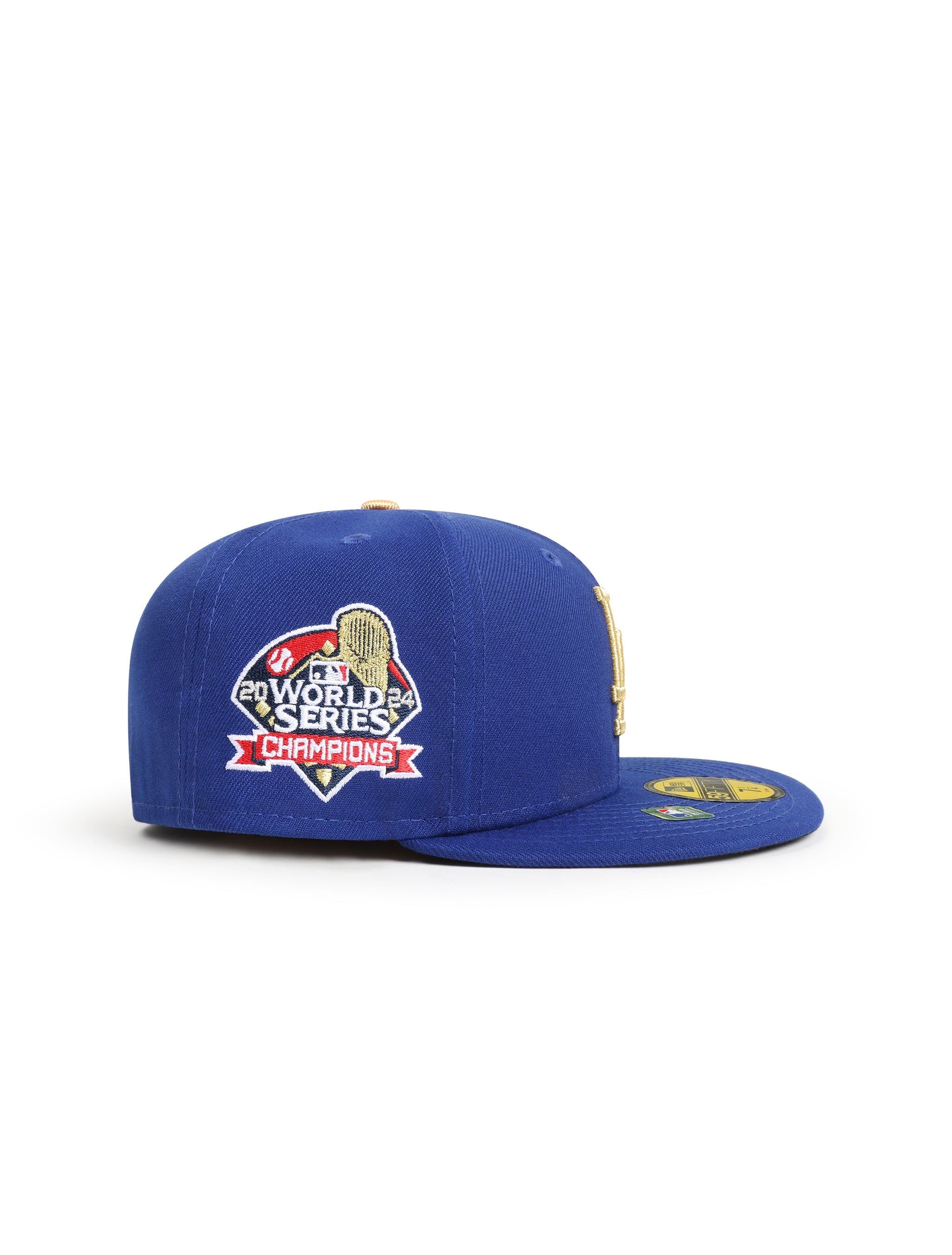 New Era 5950 Gold Collection World Series Hat - Royal Blue/ Gold