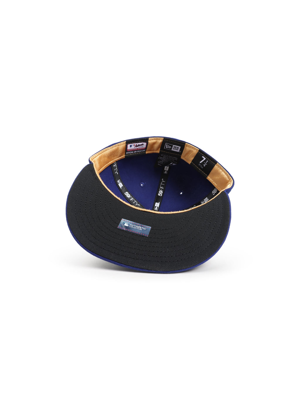 New Era 5950 Gold Collection World Series Hat - Royal Blue/ Gold
