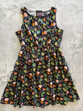 Woodland Vintage Dress in Navy