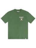 Memory Lane Core Flip Tee - Moss