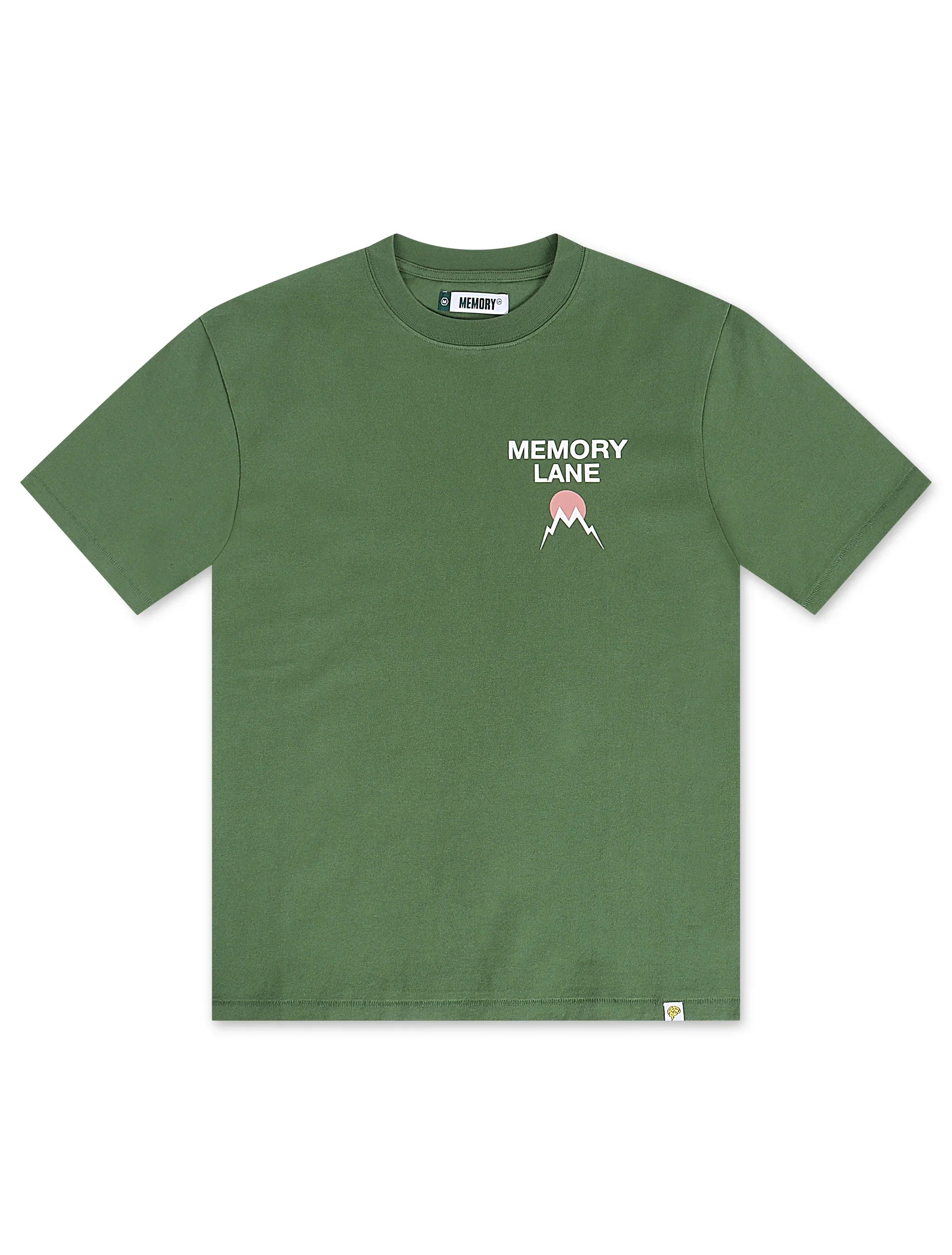 Memory Lane Core Flip Tee - Moss