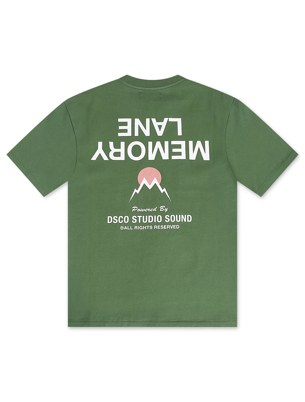 Memory Lane Core Flip Tee - Moss