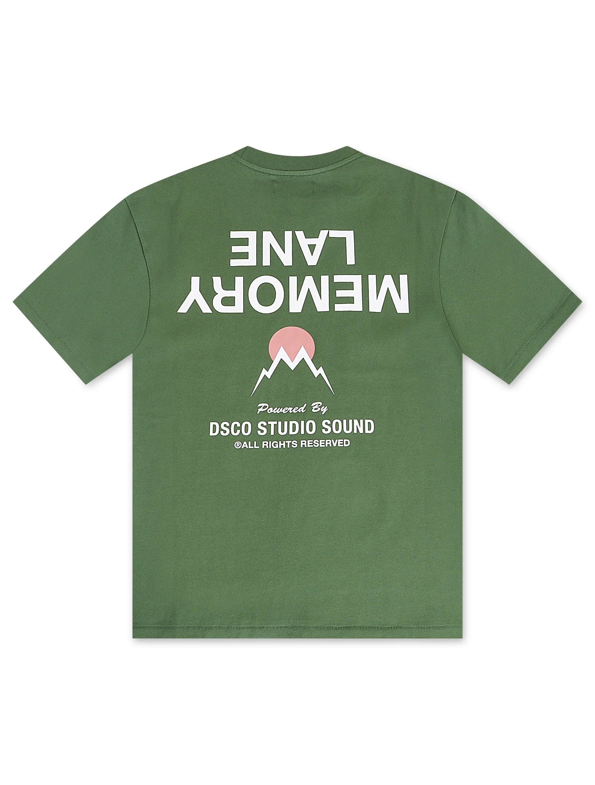 Memory Lane Core Flip Tee - Moss
