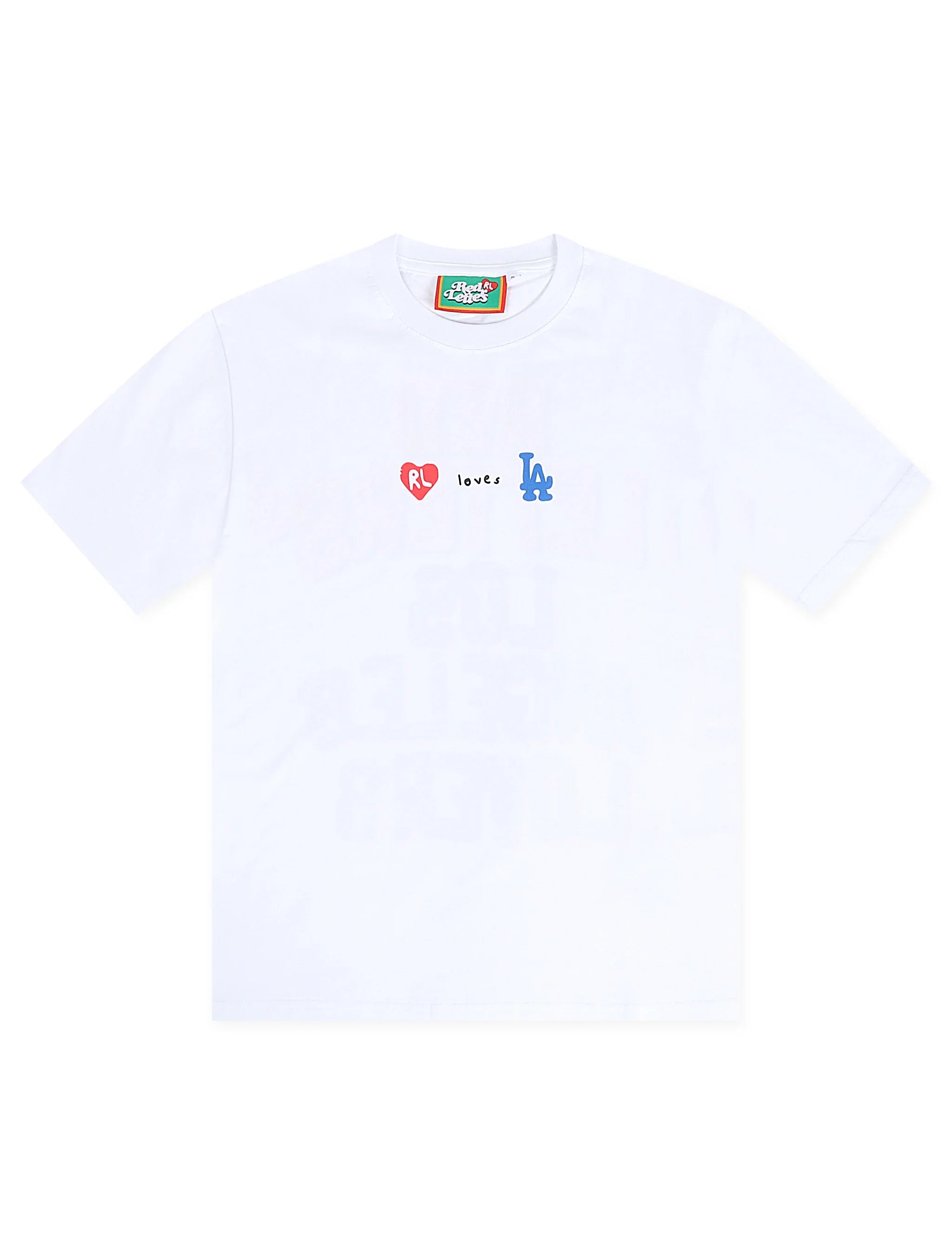 Red Letters Not LA Lovers Tee - White