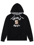 Triple 5 Mens UNY Long Sleeve Hoodie - Washed Black