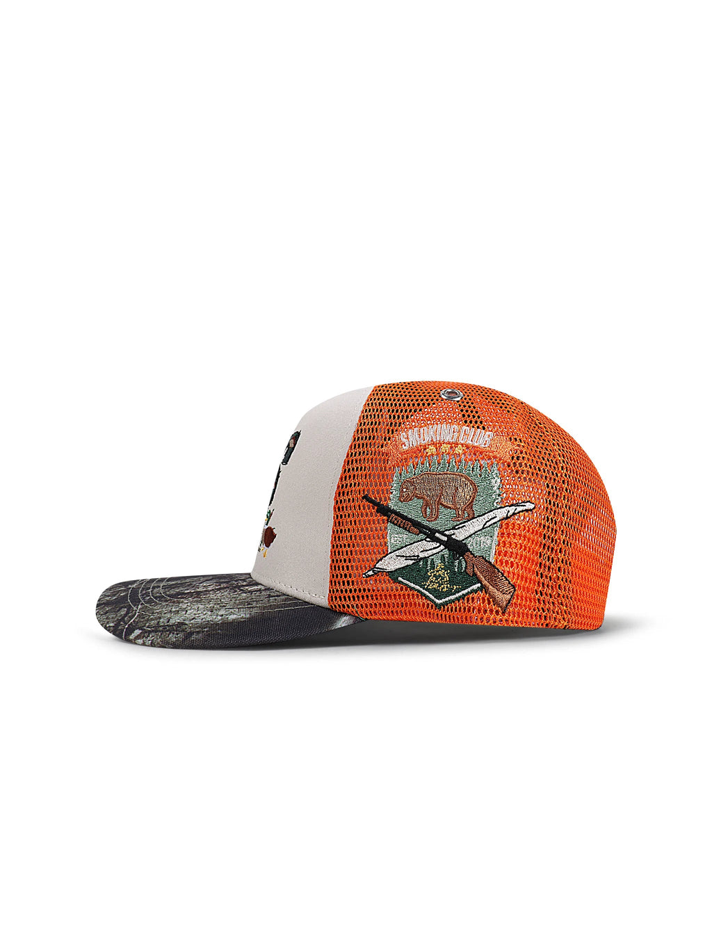 GasNYC Gas Season Trucker Hat -Cream/Orange