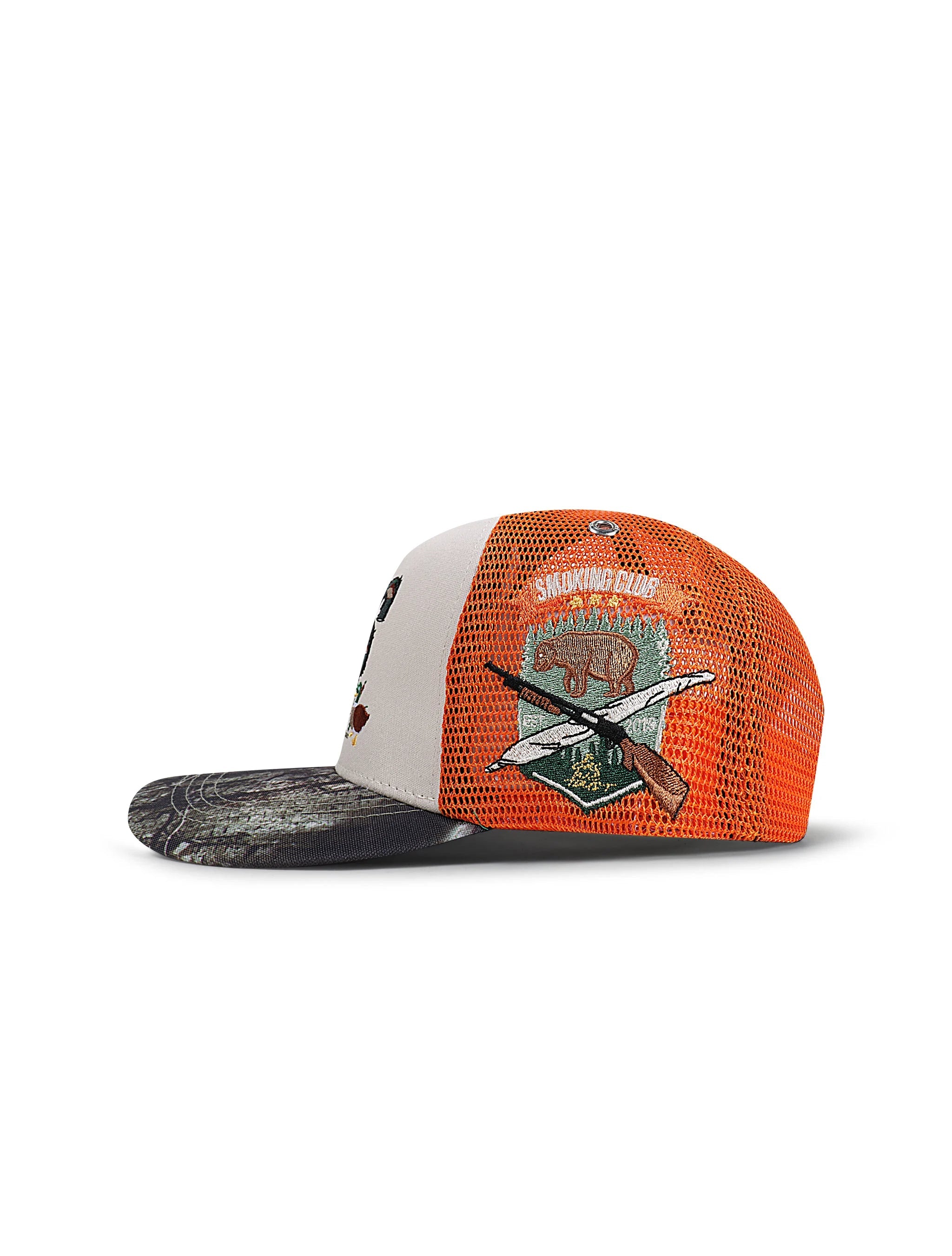 GasNYC Gas Season Trucker Hat -Cream/Orange