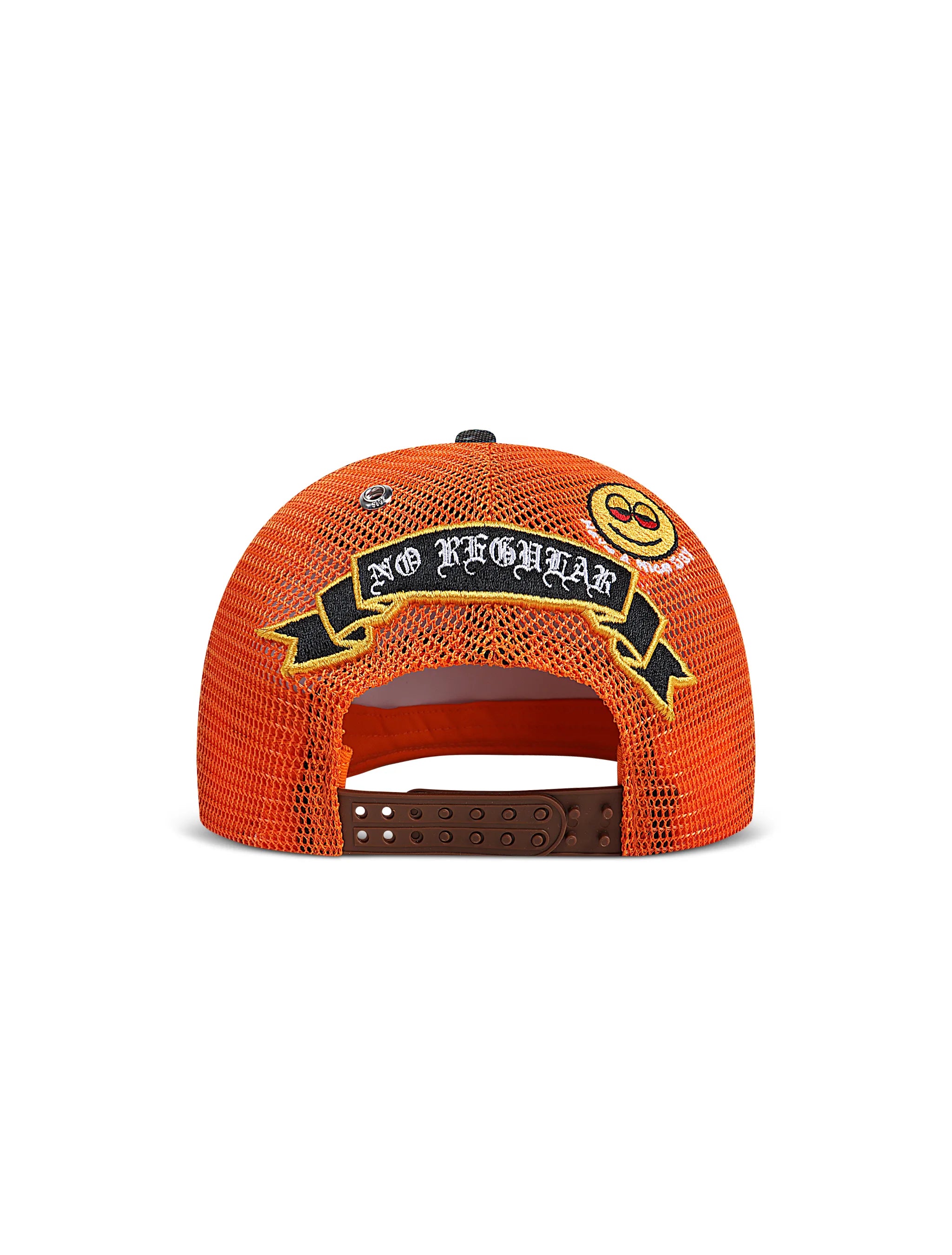 GasNYC Gas Season Trucker Hat -Cream/Orange