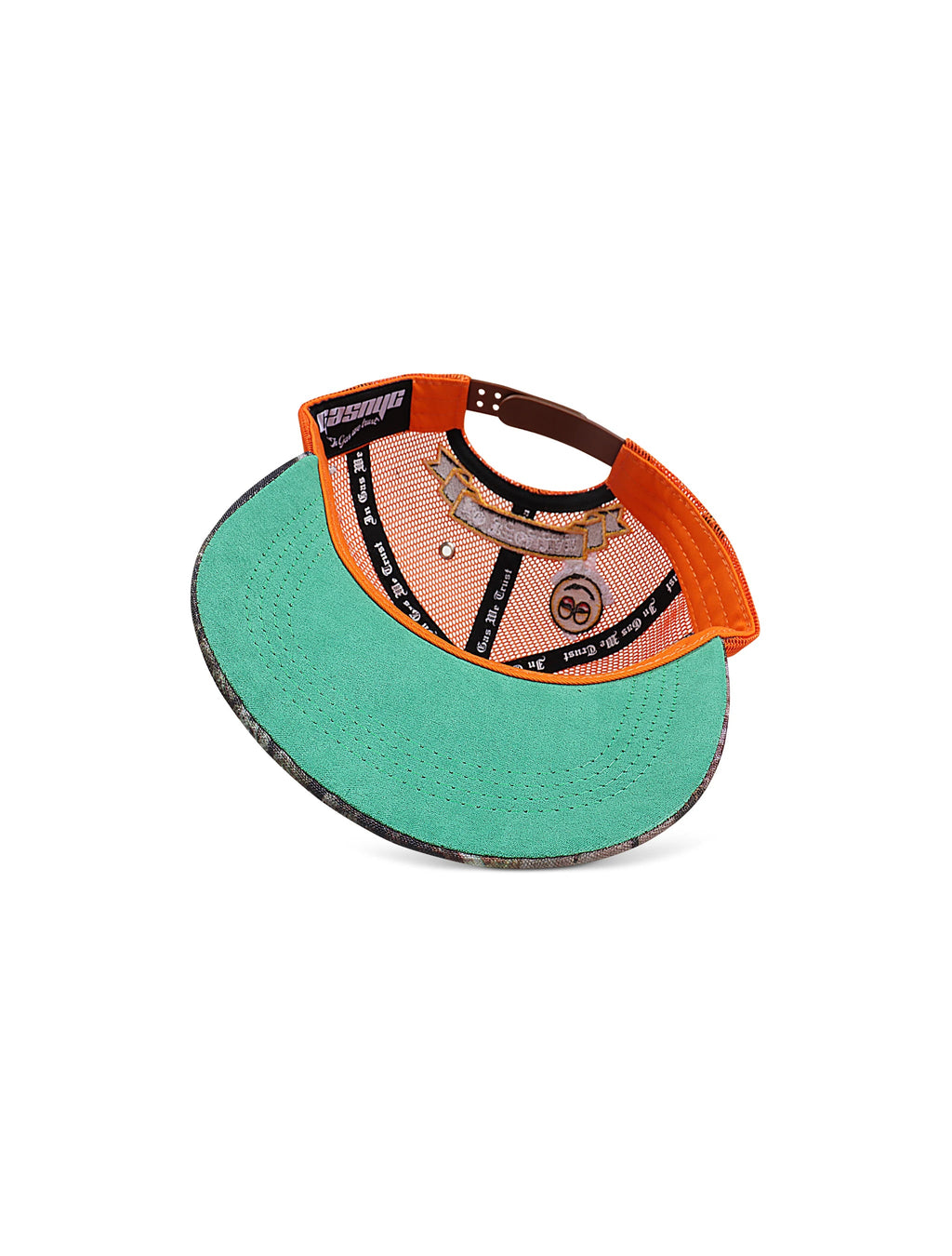 GasNYC Gas Season Trucker Hat -Cream/Orange