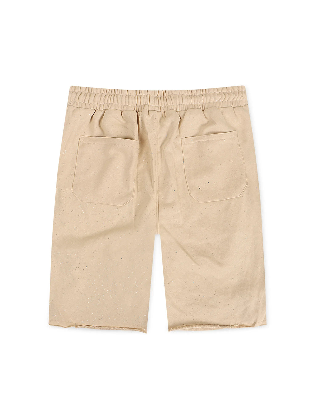 Bkys Rhinestone Shorts - Beige