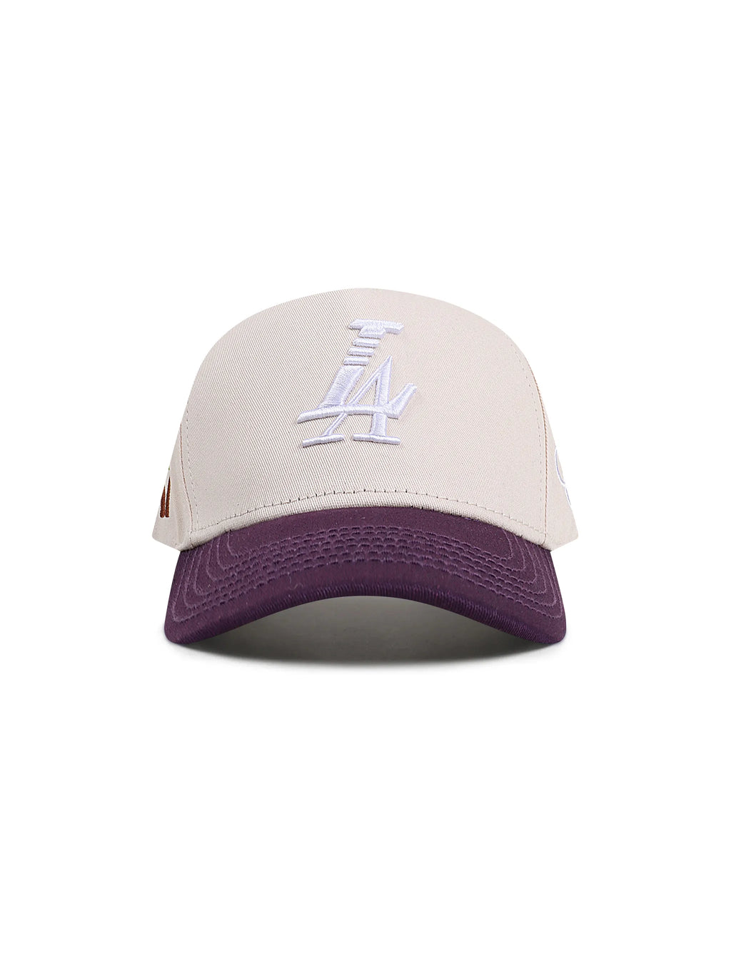 Reference Mens Paradise LA Hat - Cream/Purple