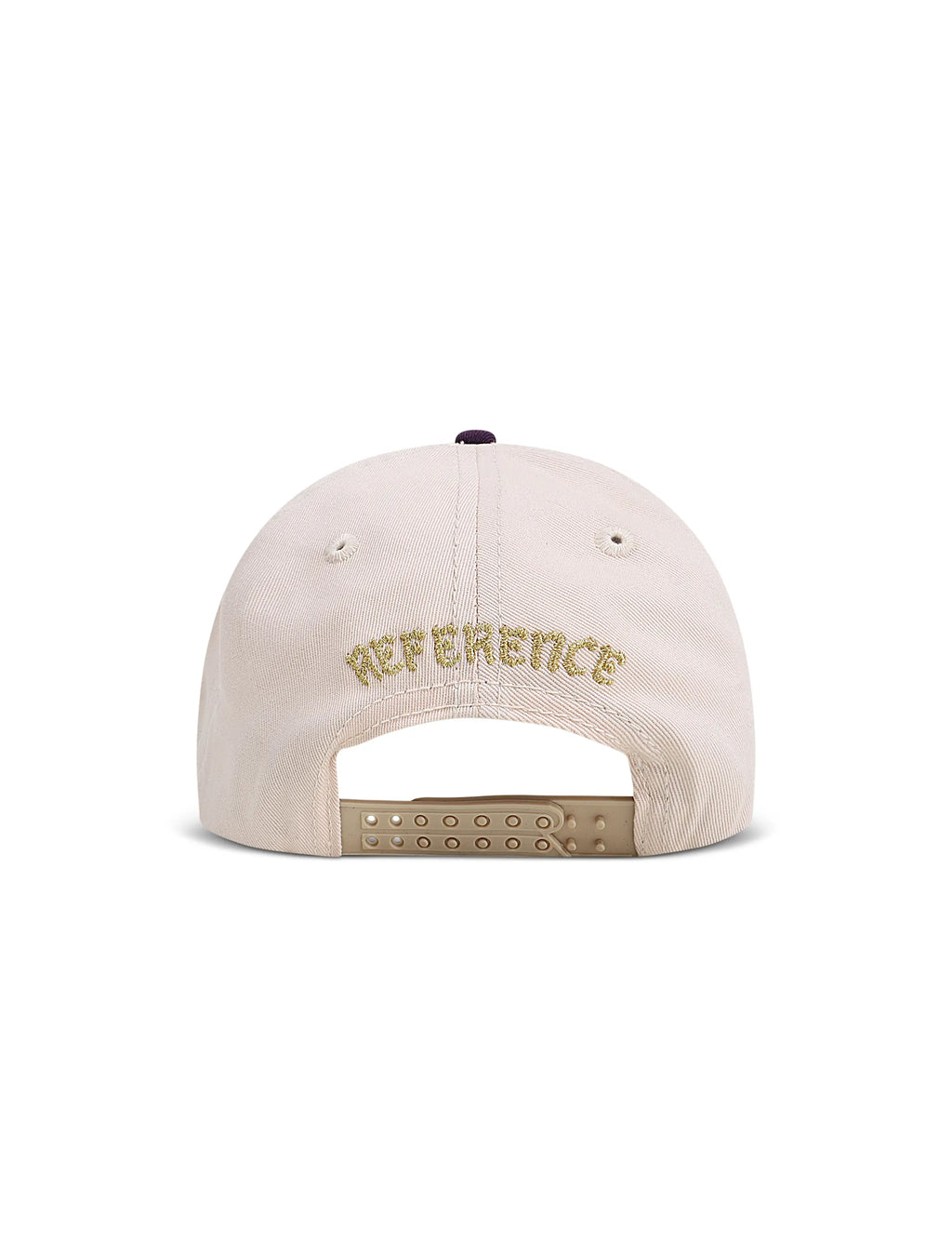 Reference Mens Paradise LA Hat - Cream/Purple