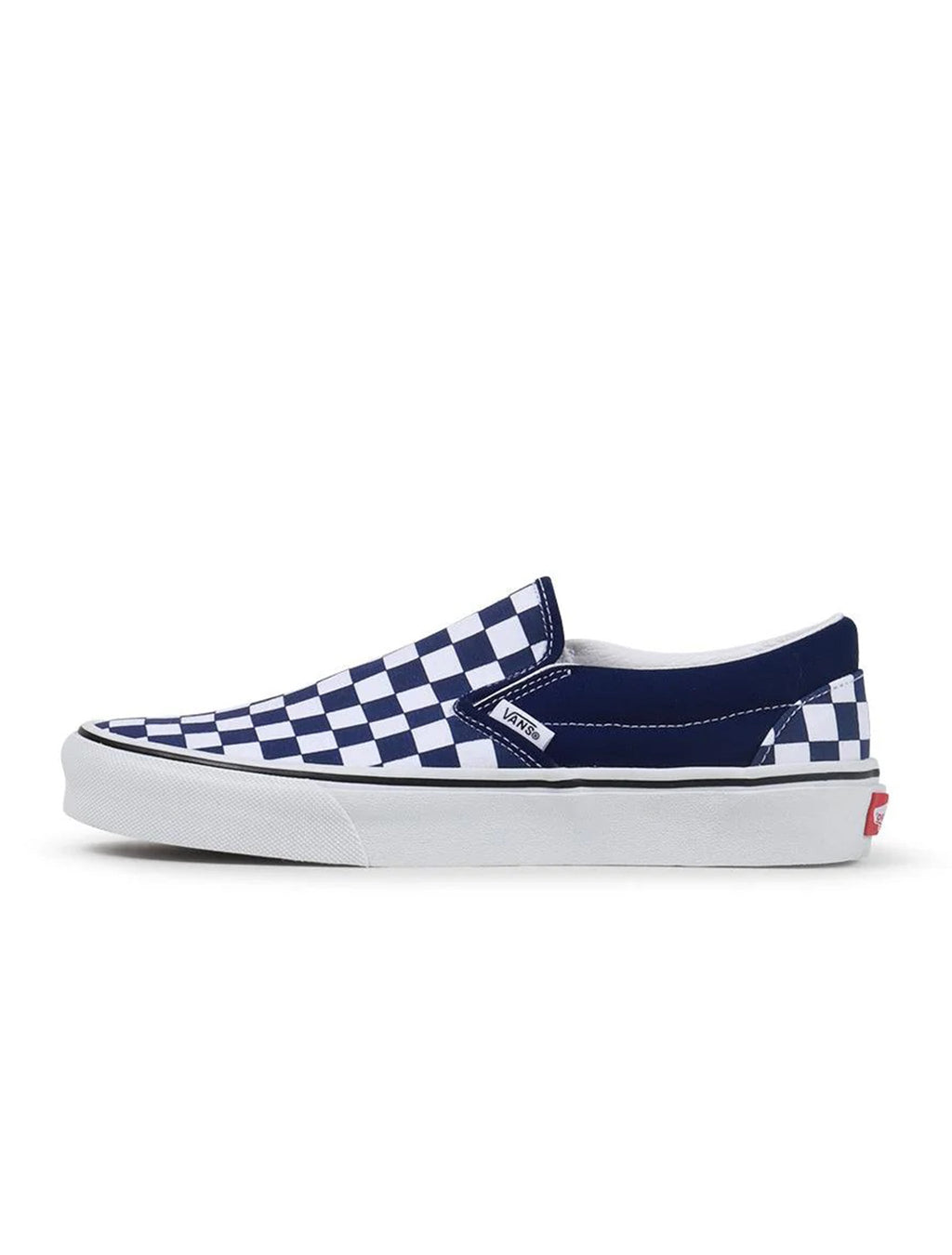 Vans Mens Classic Slip-O - Checkerboard Parisian Night
