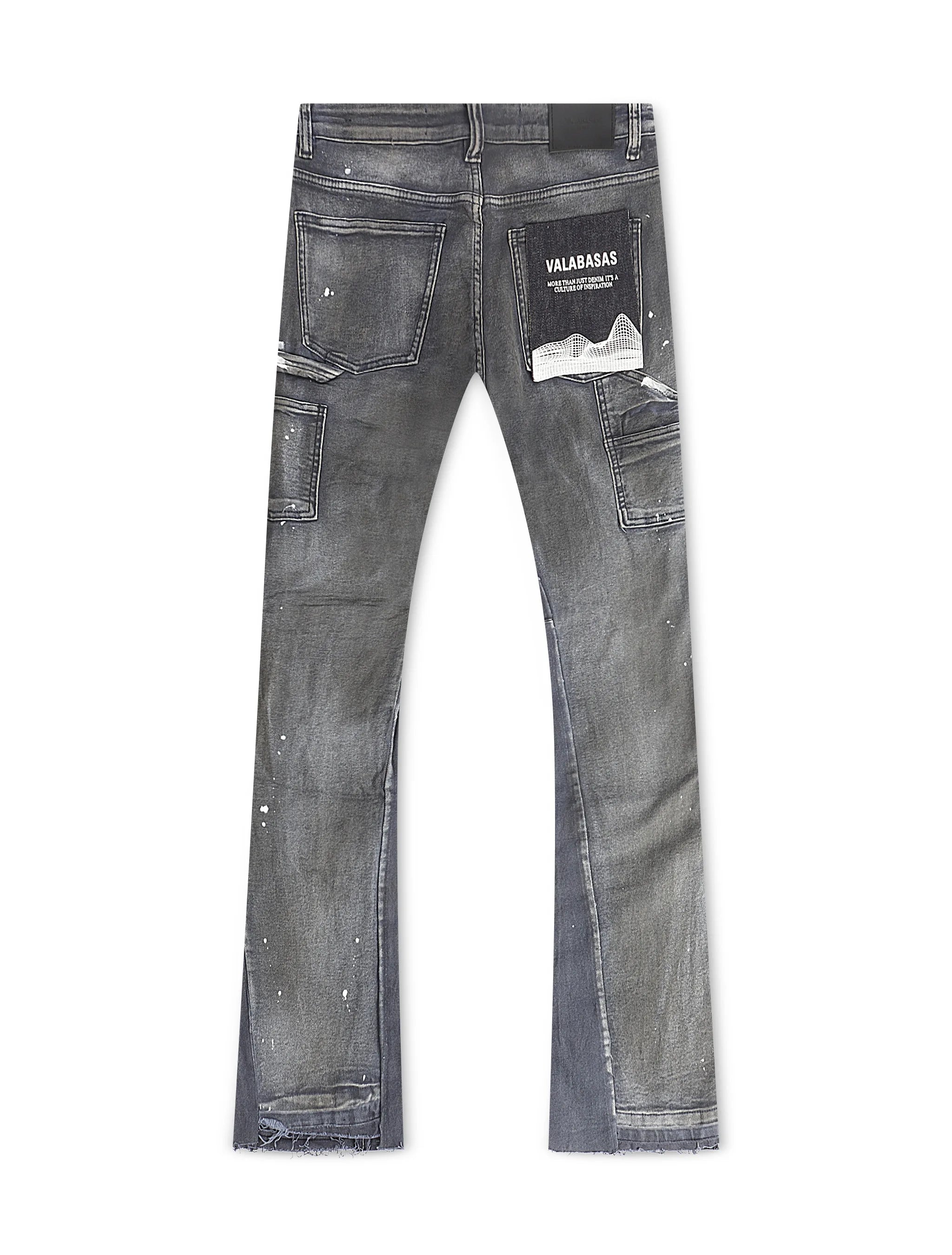 Valabasas Stellar Night Stacked Jeans - Dark Blue