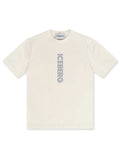 Iceberg Vertical Logo Tee - Cream
