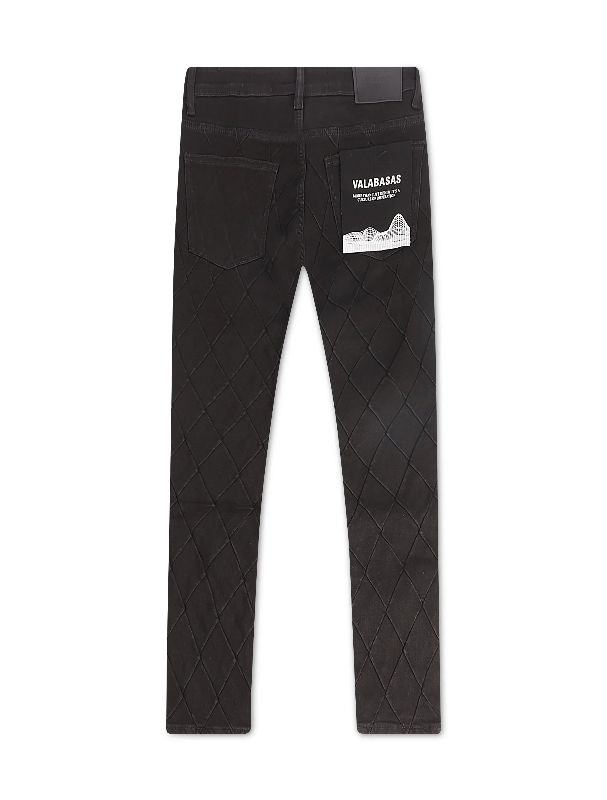 Valabasas Drift Skinny Jeans - Jet Black