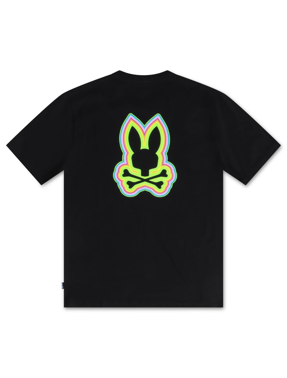 Psycho Bunny Mens Maybrook Back Graphic Tee - Blk