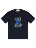 Psycho Bunny Mens Lenox Graphic Tee - Navy