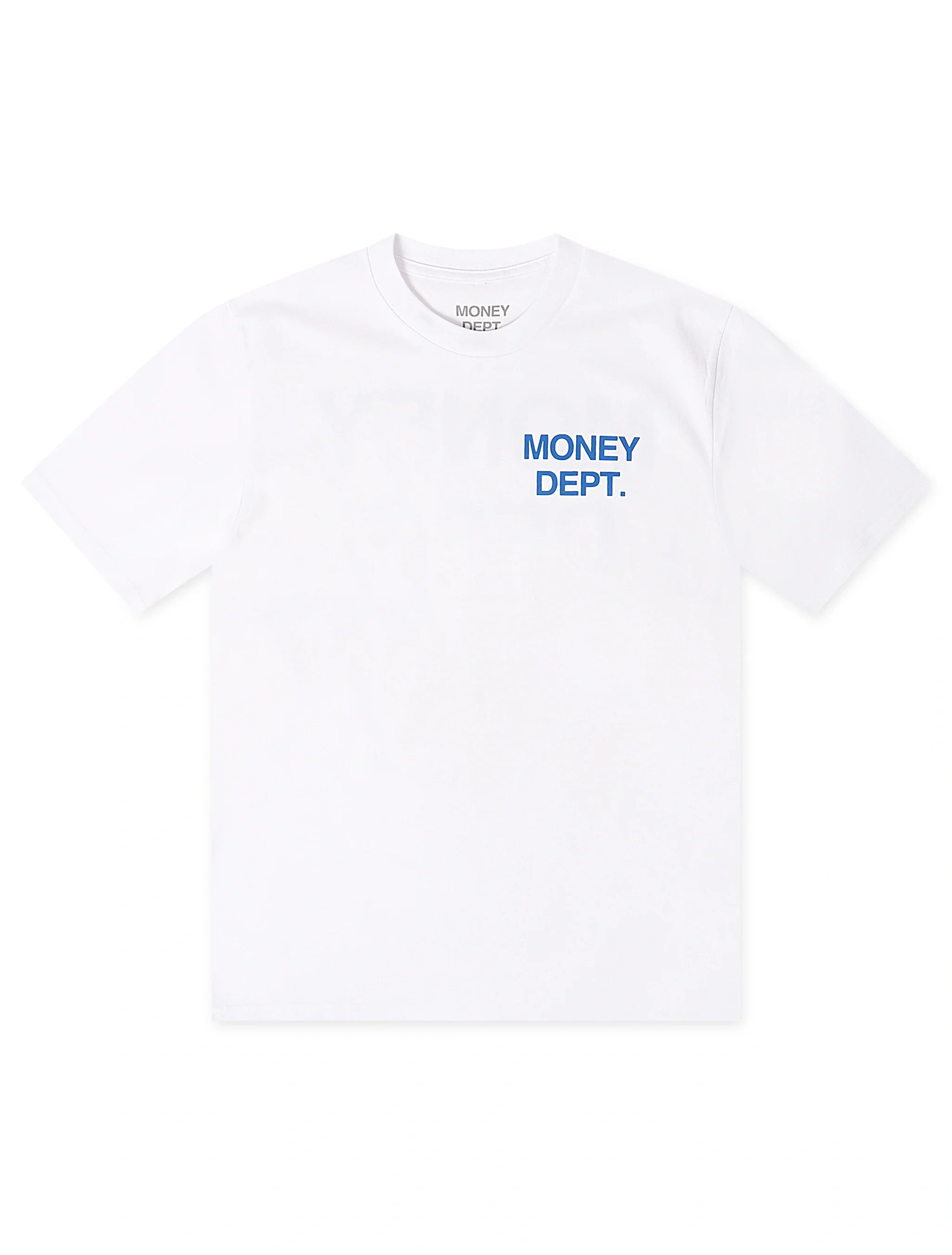 Money Dept. Los Angeles Heavyweight Tee - White/Blue