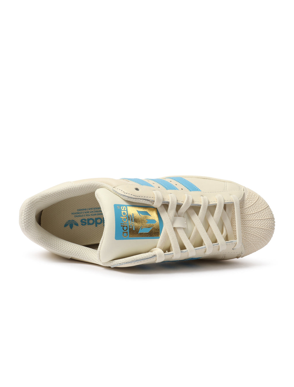 Adidas Mens Superstar Messi Shoes - Cream