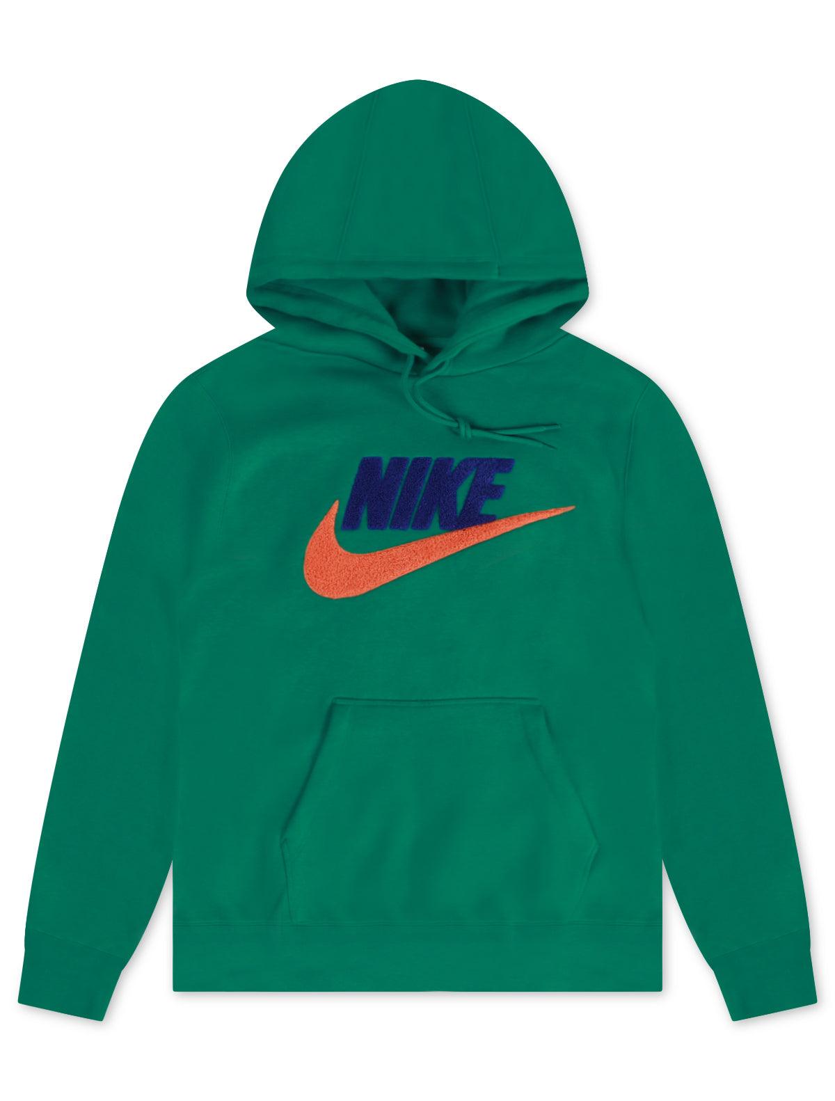 Nike Mens Club Fleece Hoodie - Green