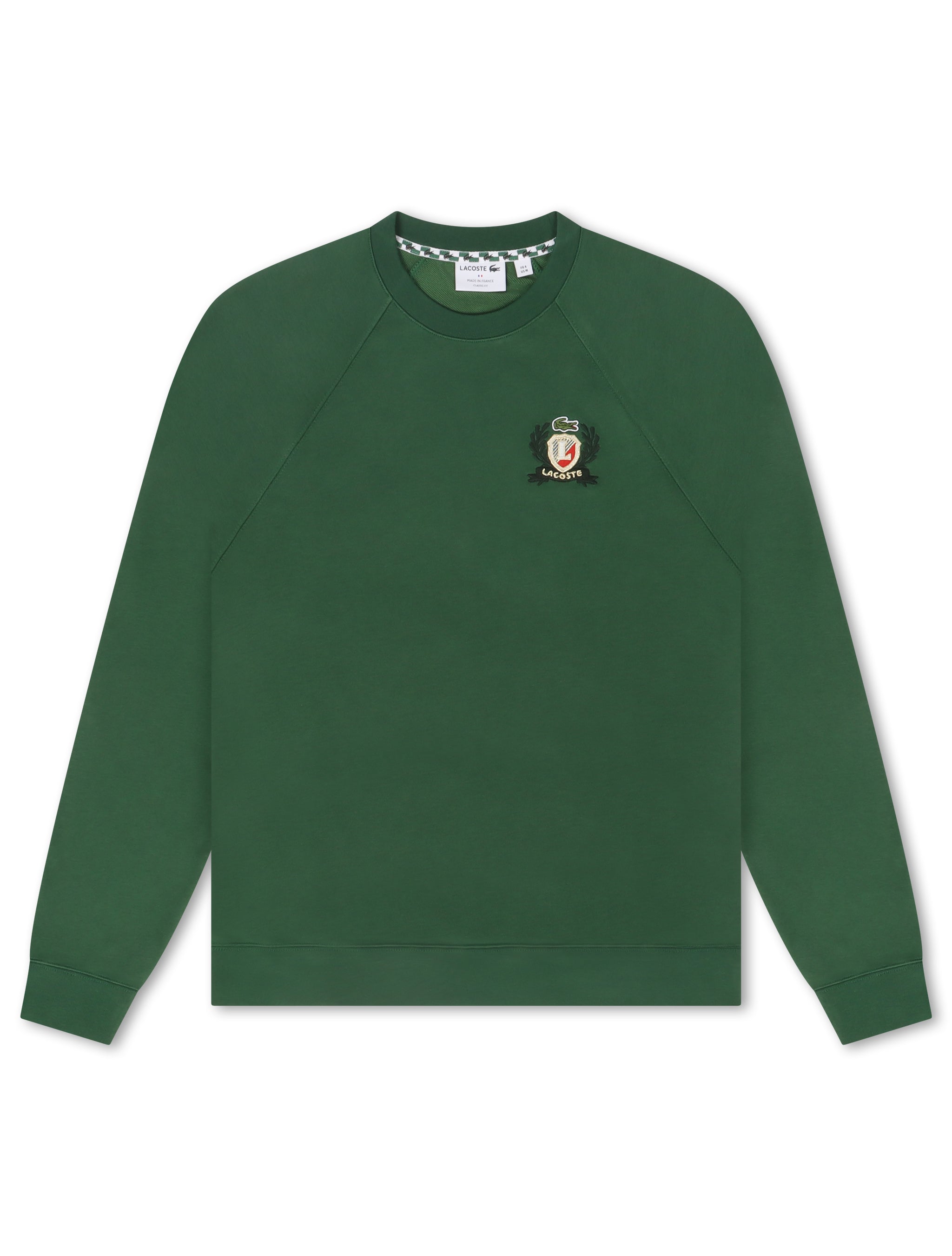 Lacoste Embroidered Shield Sweatshirt - Green