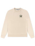 Lacoste Embroidered Shield Sweatshirt - Cream