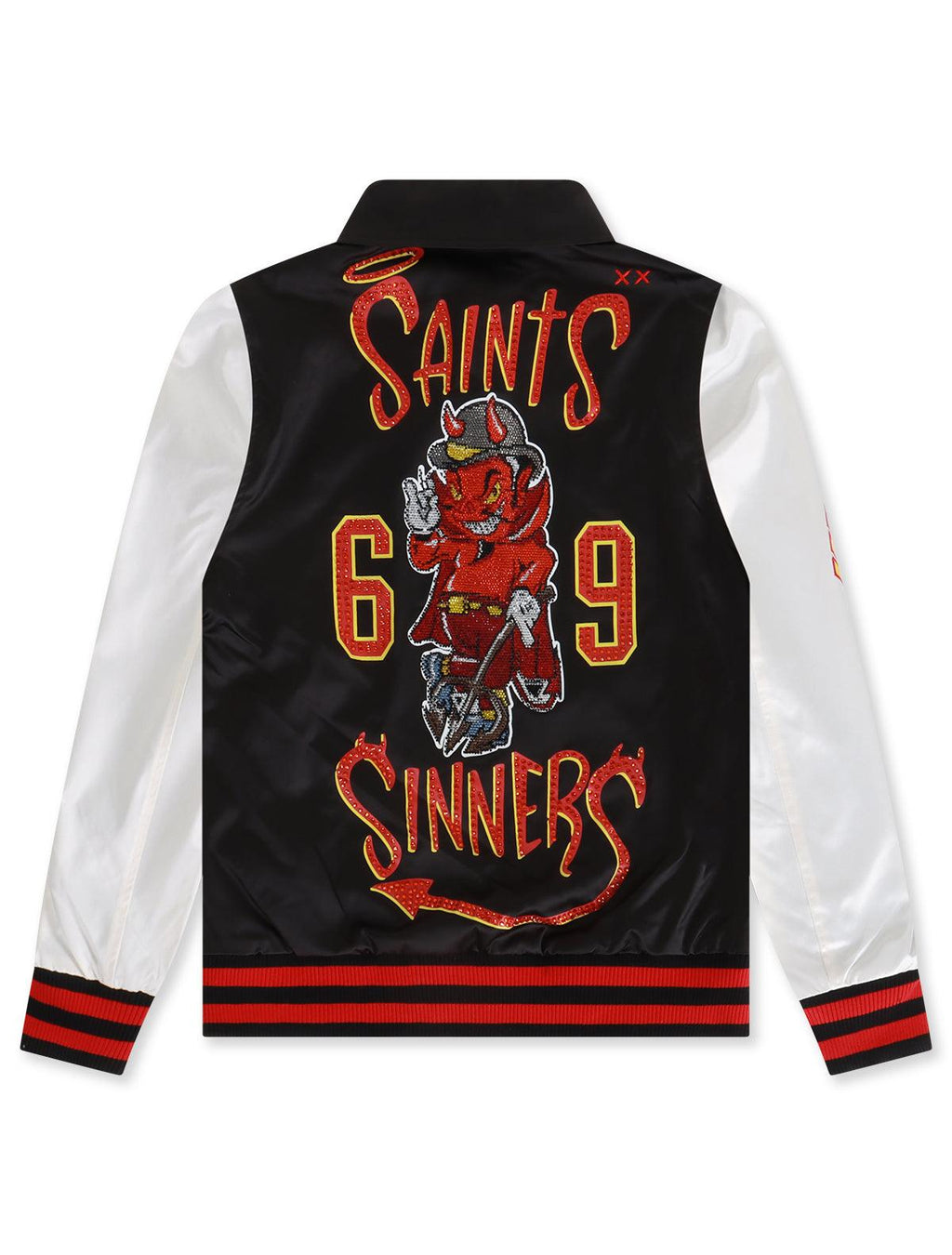 Cult Of Individuality Nylon Saints And Sinners Jacket - Black