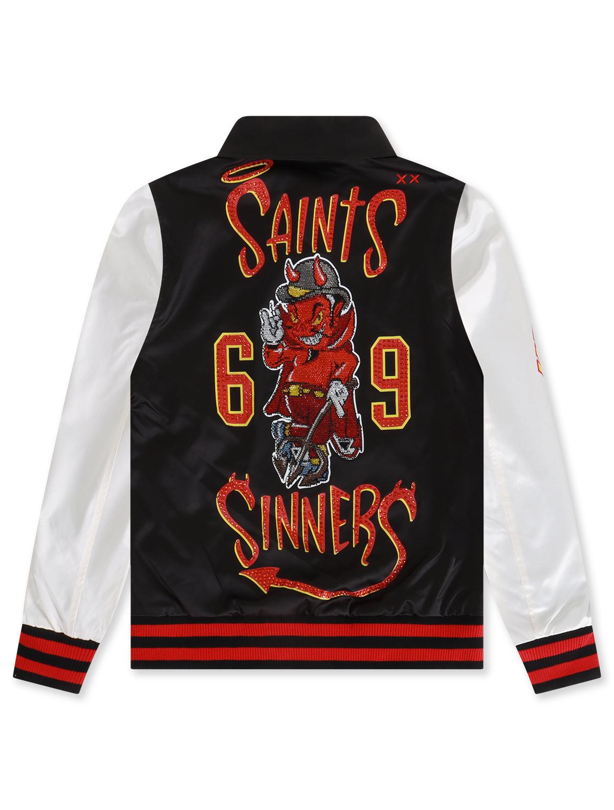 Cult Of Individuality Nylon Saints And Sinners Jacket - Black