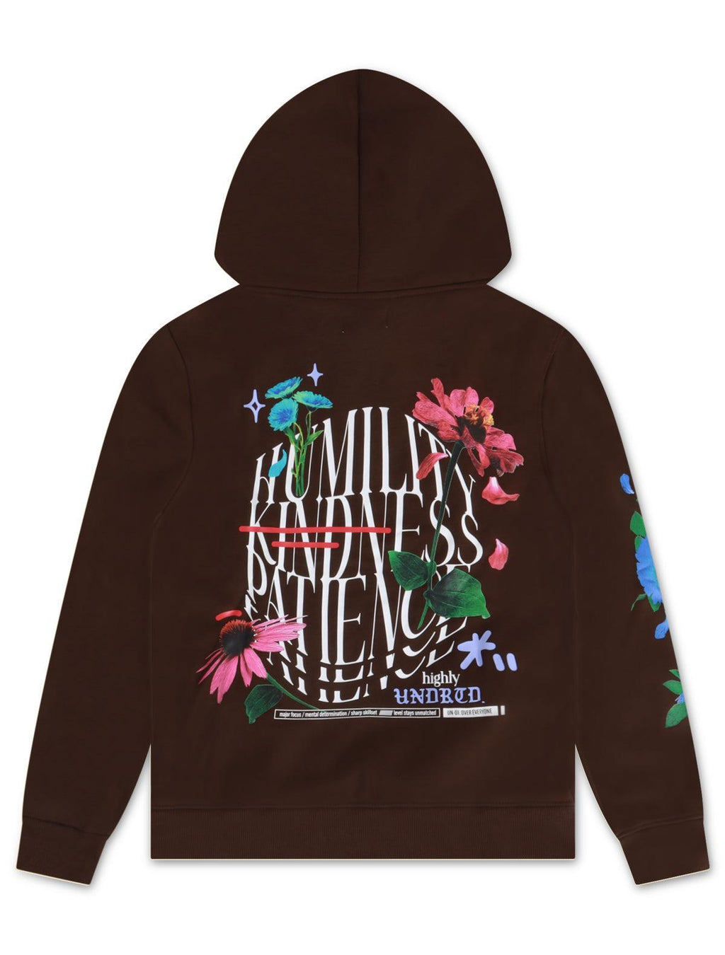 Underrated Humility & Kindness Hoodie - Brown