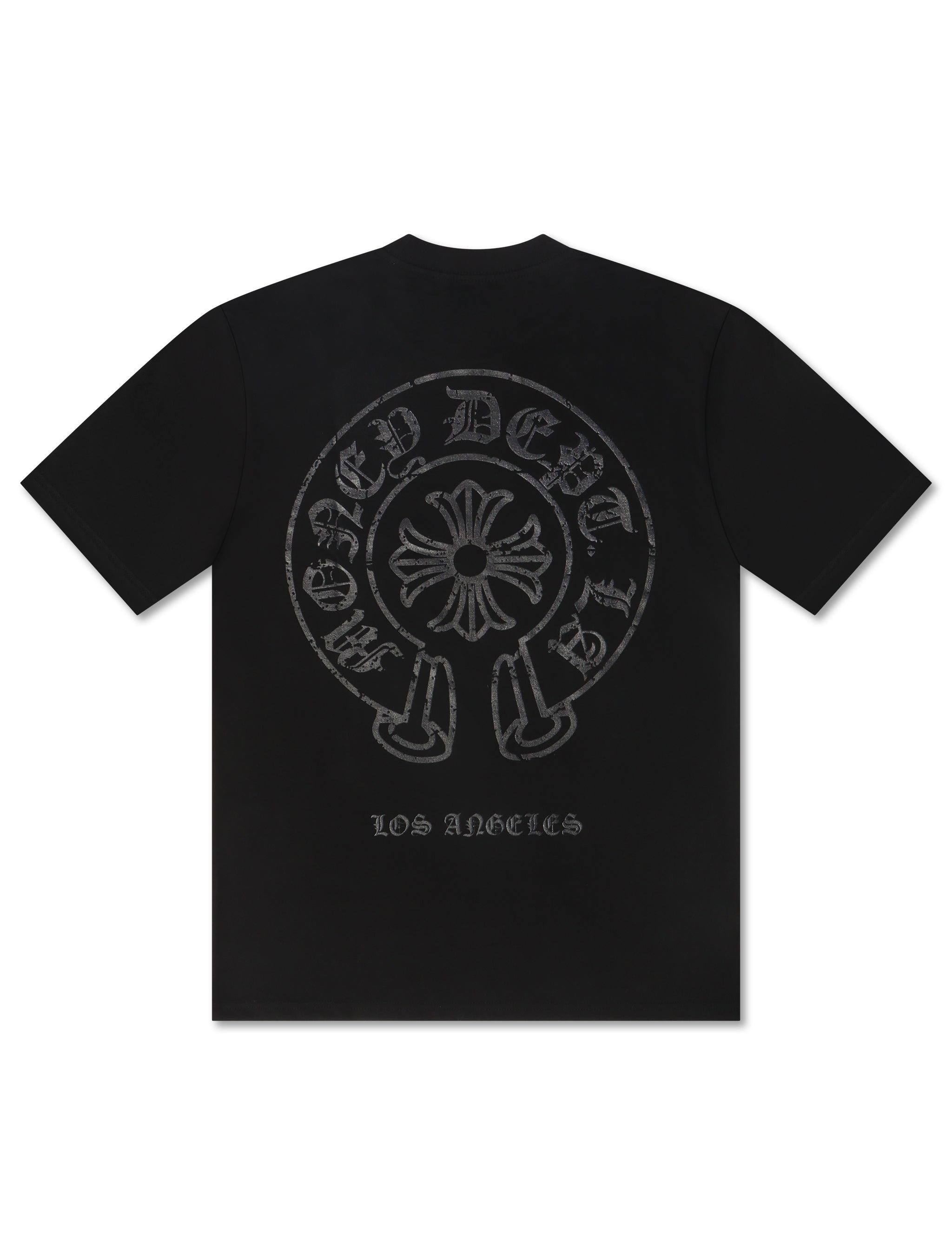 Money Dept. Vintage Old English Tee - Black/Black