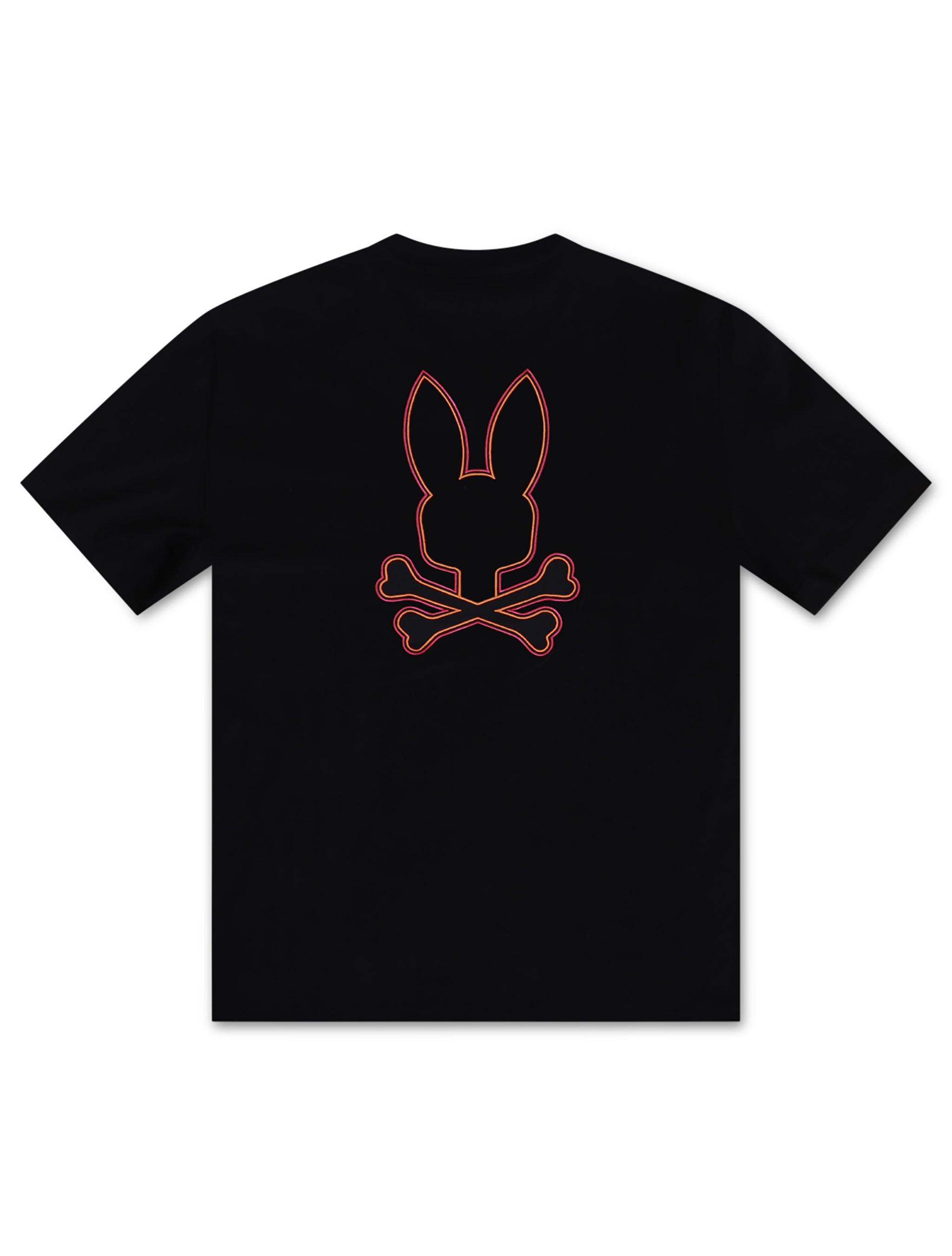 Psycho Wasterlo Back Graphic Tee - Navy