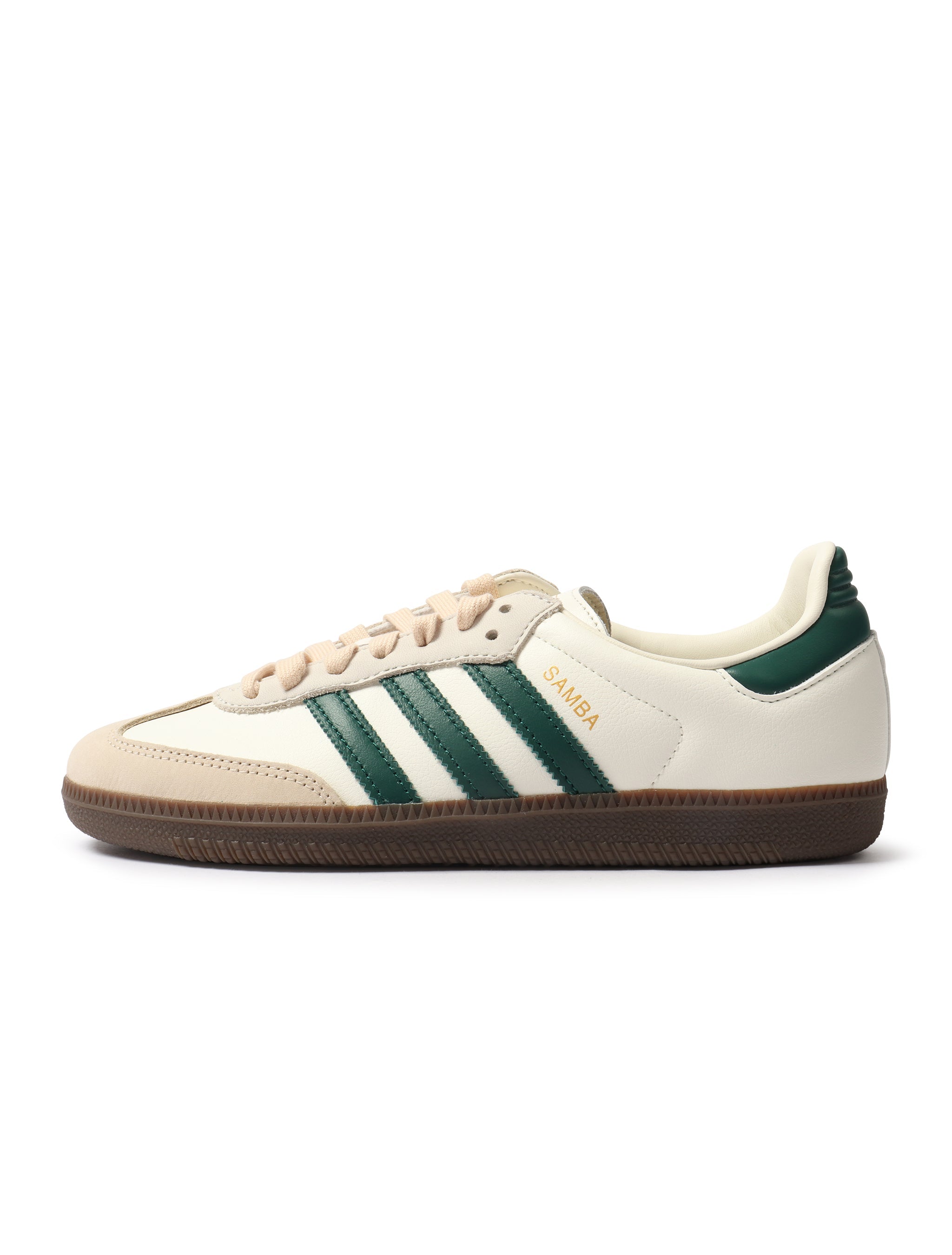 Adidas Women's Samba OG - White/Green Sand