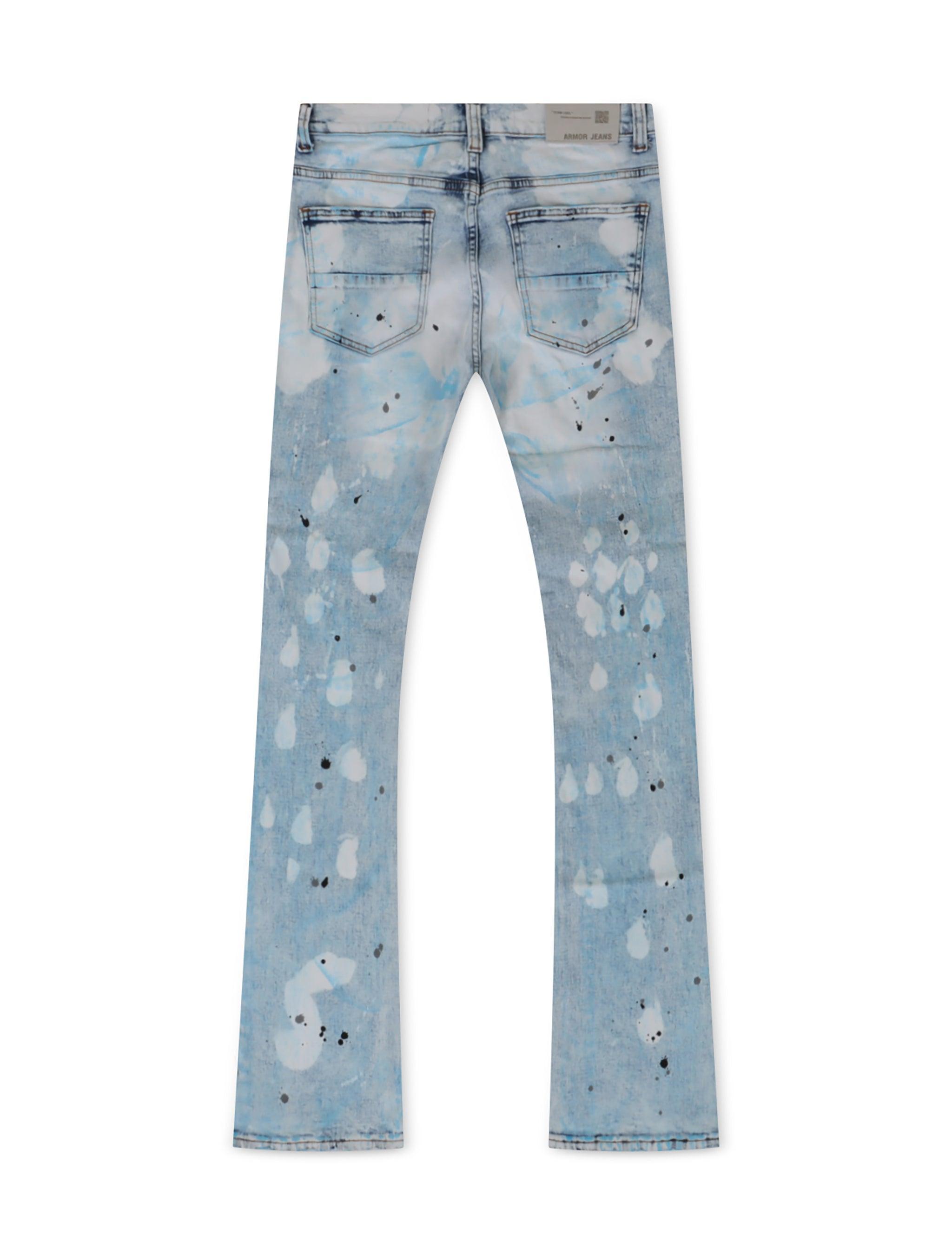 Armor Jeans Stacked Denim - Blue Stain