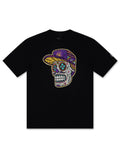 New Era La Lakers Nba Sugar Skull Tee -  Black