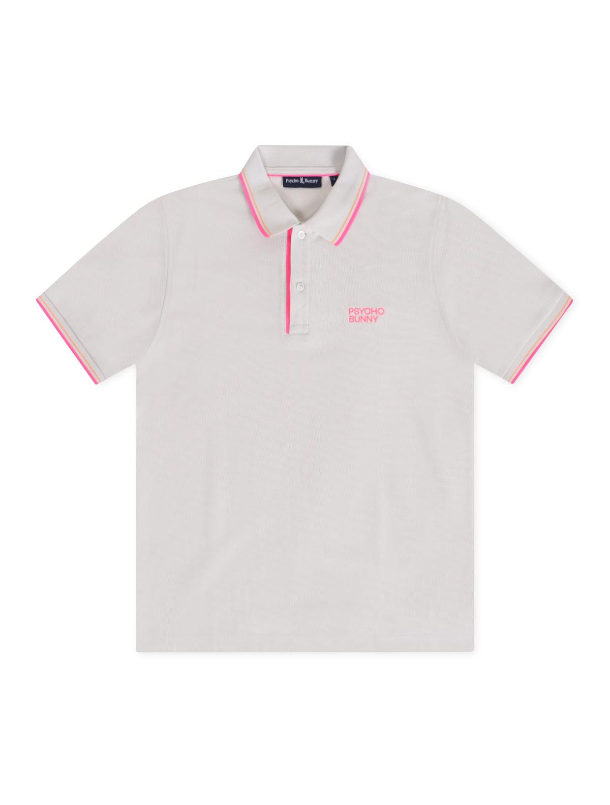 Psycho Bunny Wasterlo Pique Polo - Natural Linen