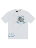 Smoke Rise Tapestry SS Tee -  Blue