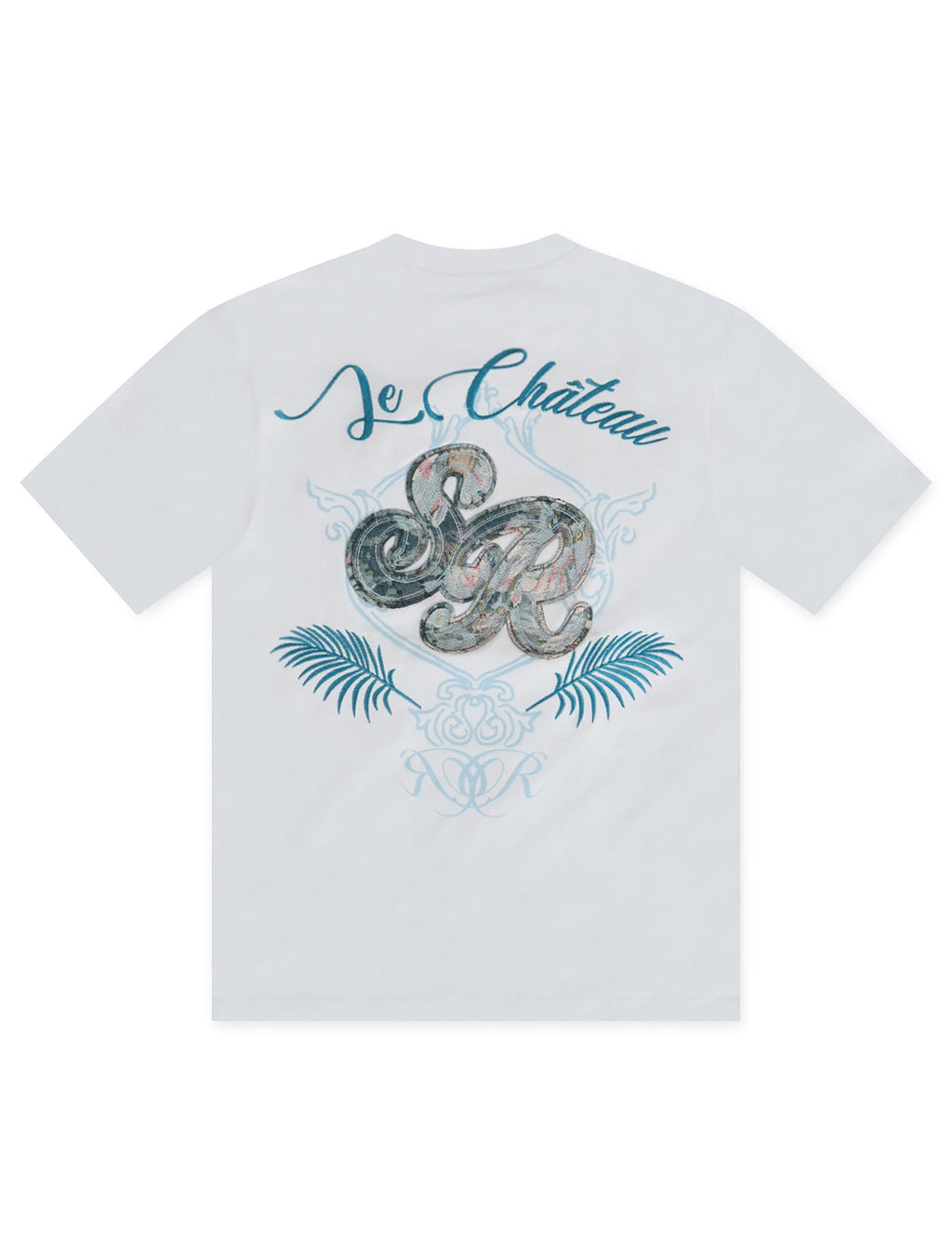 Smoke Rise Tapestry SS Tee -  Blue