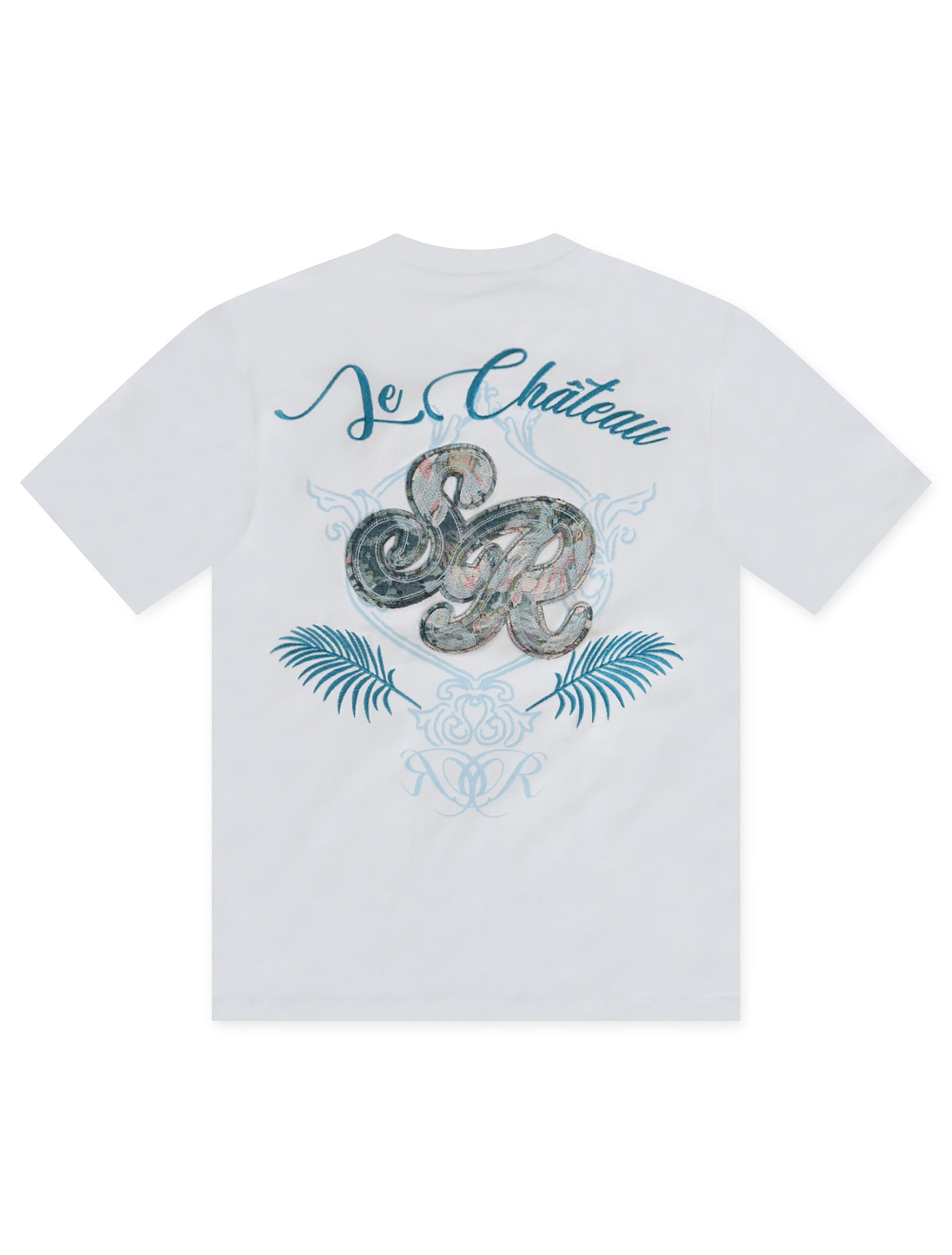 Smoke Rise Tapestry SS Tee -  Blue