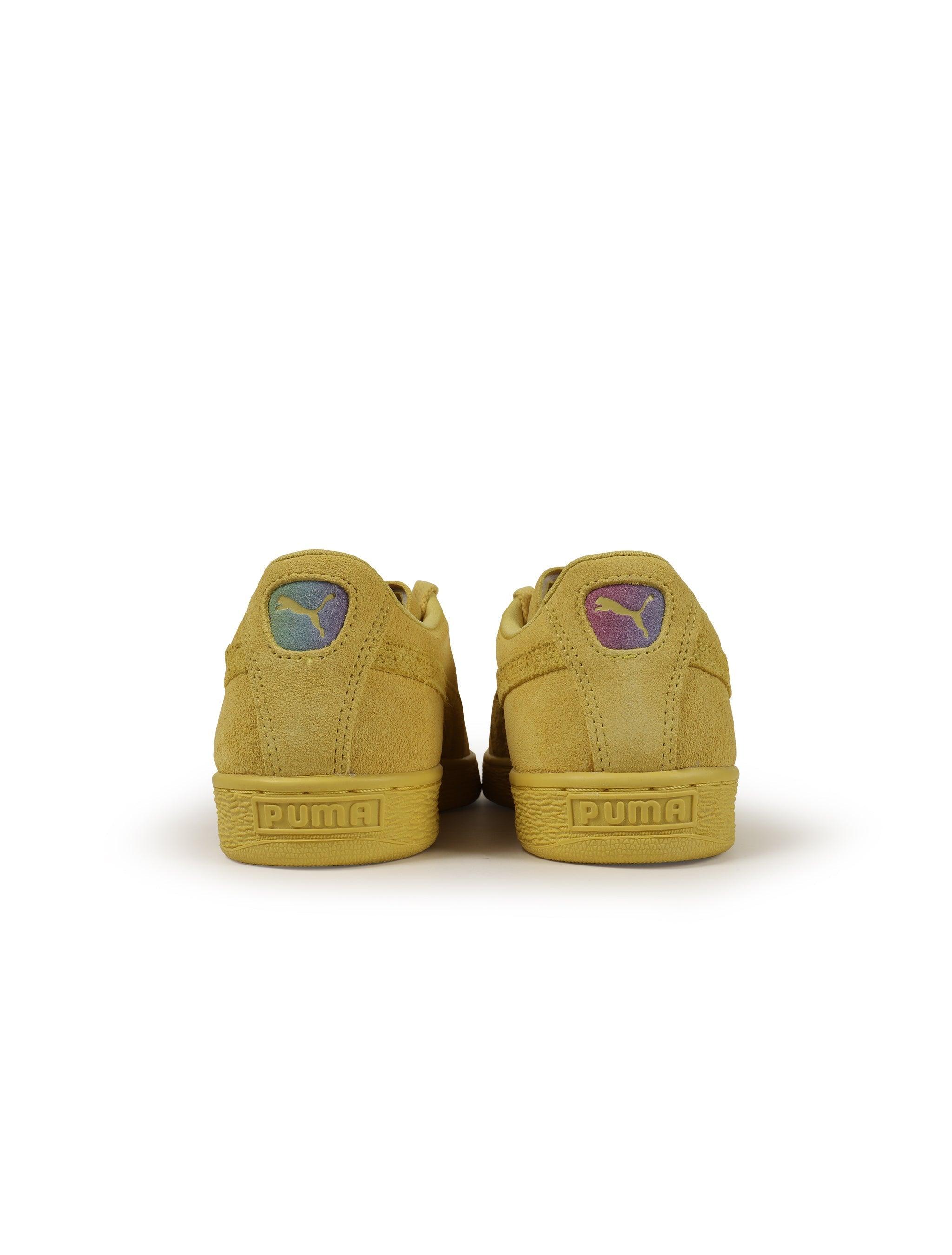 Puma Suede Love Marathon Sneaker - Yellow