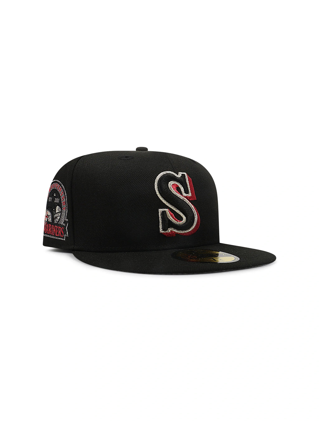 New Era 5950 Seattle Mariners 30th Anniversary Hat - Black/Red