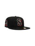New Era 5950 Seattle Mariners 30th Anniversary Hat - Black/Red
