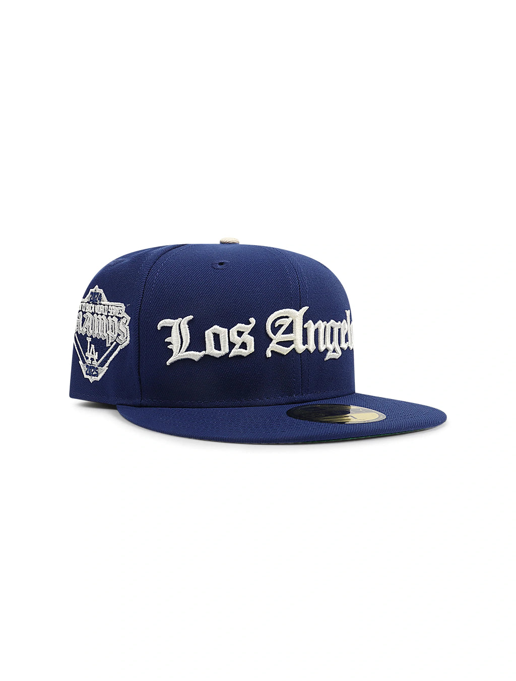 New Era 5950 Dodgers Champions Script Hat - Royal Blue