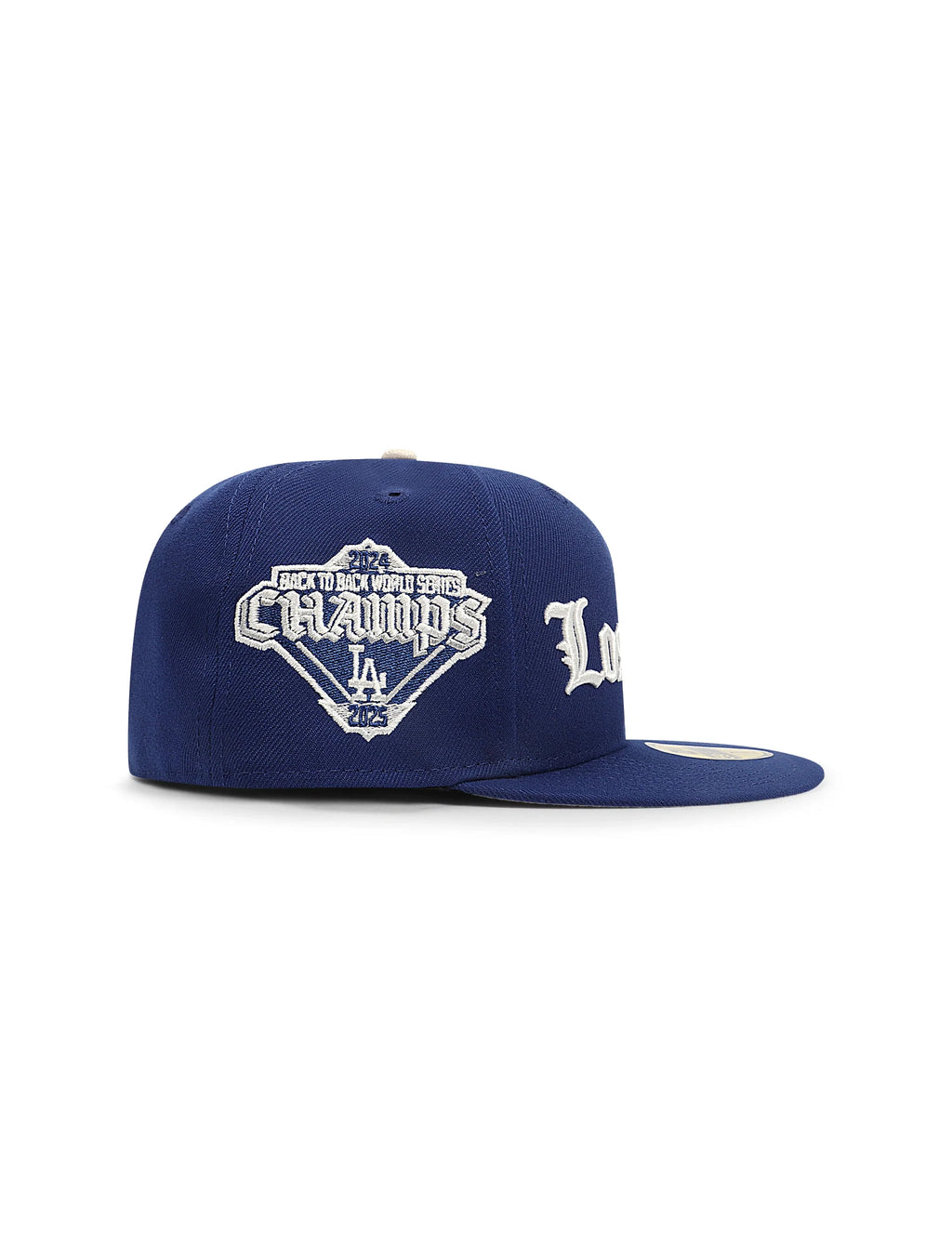 New Era 5950 Dodgers Champions Script Hat - Royal Blue