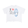 Luv Money White Distressed Hem Washed Shirt Streetwear Cotton 240GSM DTG Print Tee