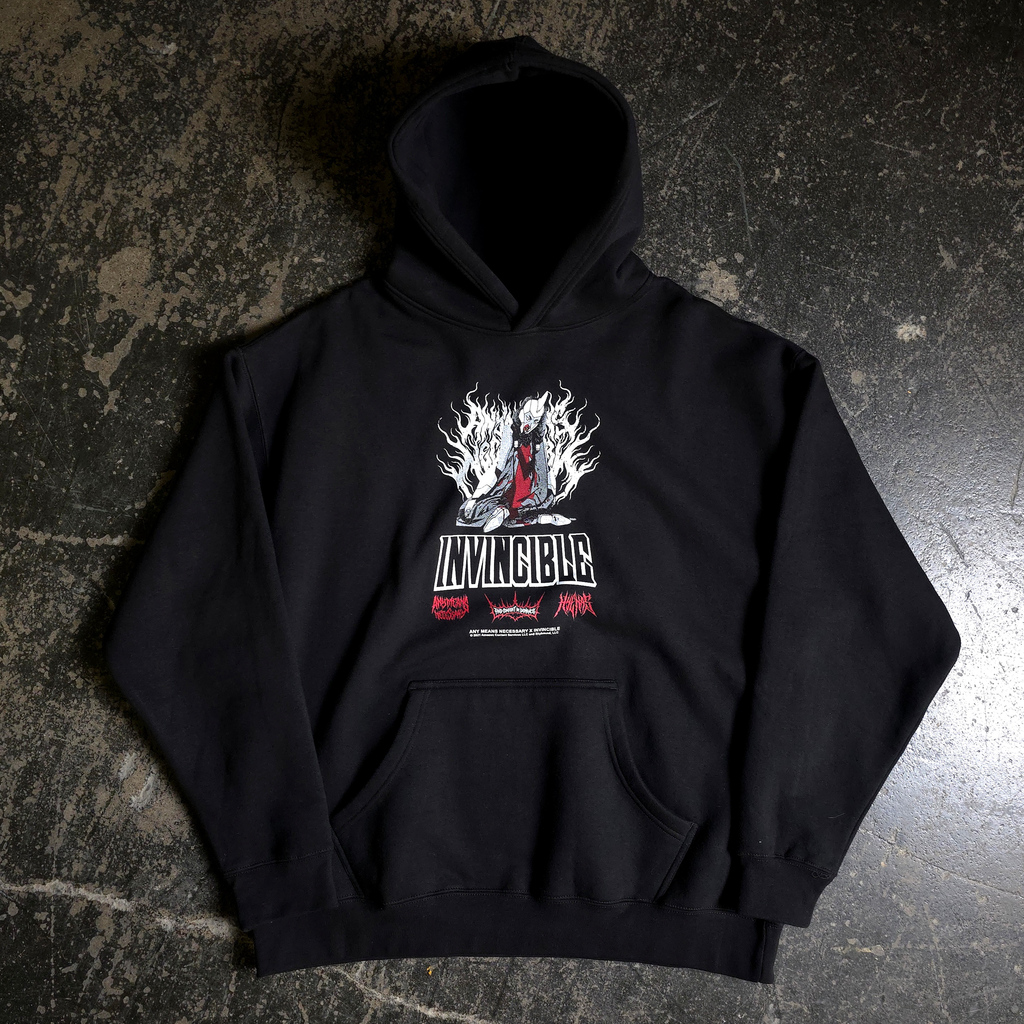 Neck Snap Pullover Hoodie