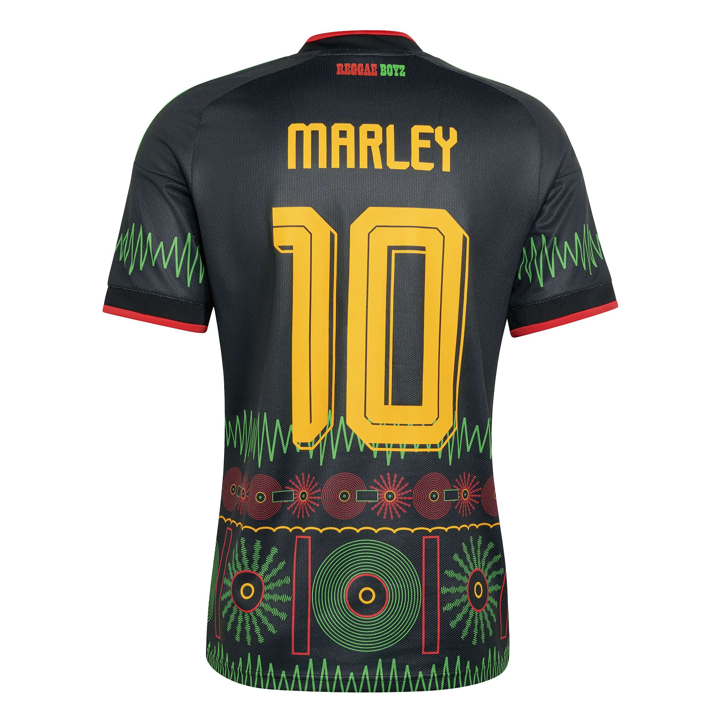 Adidas Mens Jamaica 26 x Bob Marley Away Jersey - Black