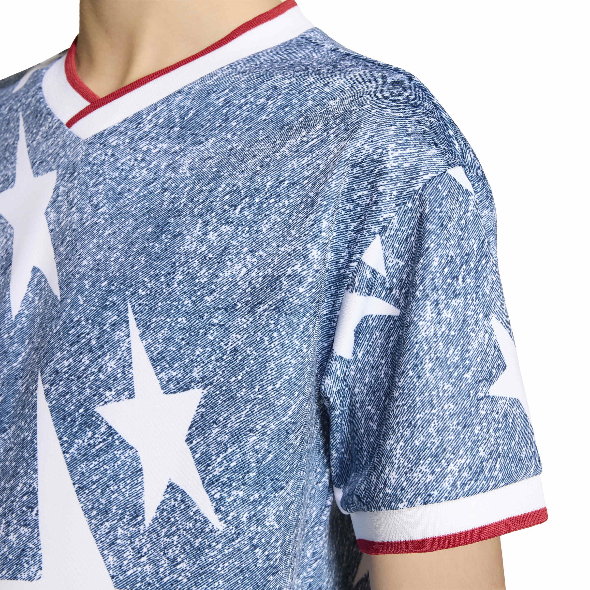 Adidas Kids Denim Graphic Jersey - Blue