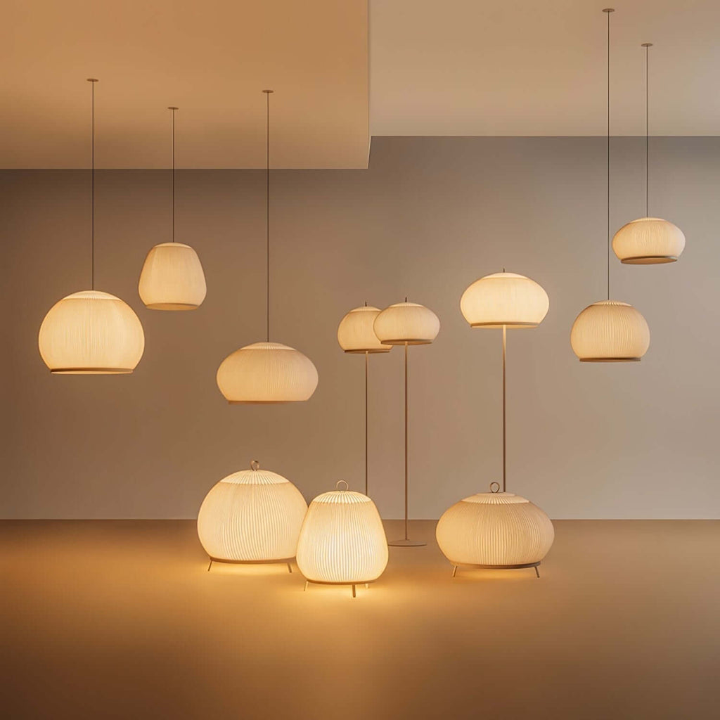 Knit Lantern Floor Lamp